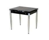 Стеклянный стол (С287 чёрный)
