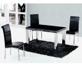 Стеклянный стол (С3 чёрный)